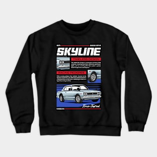 Skyline 2000 GTR JDM Car Crewneck Sweatshirt